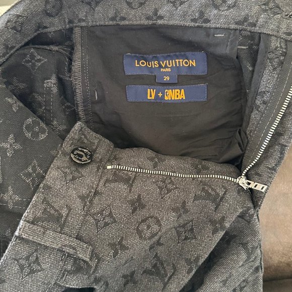 LOUIS VUITTON X NBA 2021 Straight-Leg Jeans - Picture 3 of 6